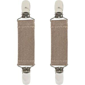 Hold’Em 1” Boot Straps Leg Pant Stirrup Elastic Extra Heavy Clips -  Tan